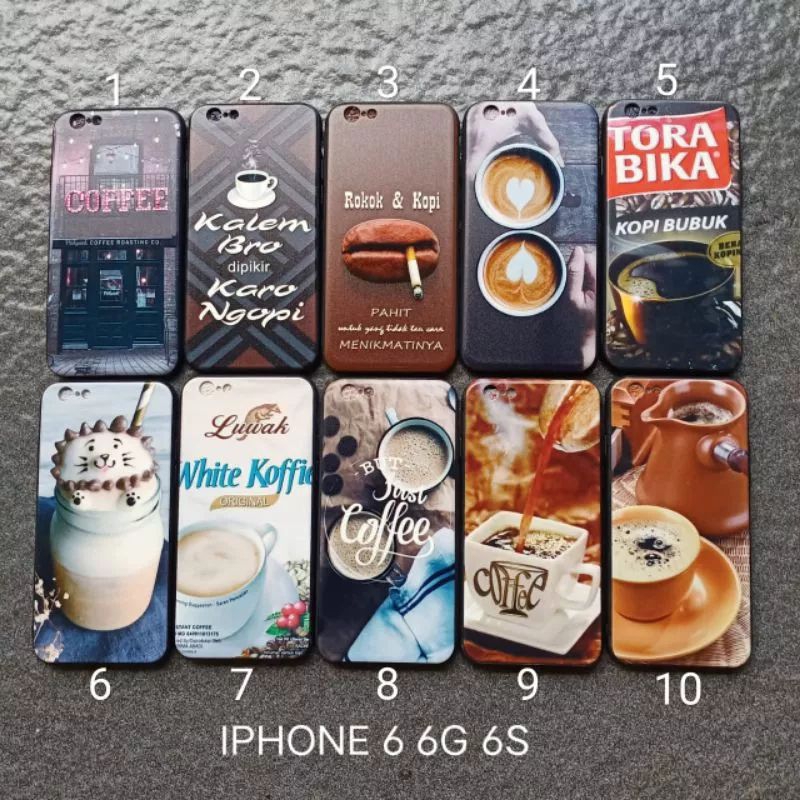 Case gambar iphon 6 6G 6S motif cowok ( 2 motif ) soft softcase softshell silikon cover casing kesing housing