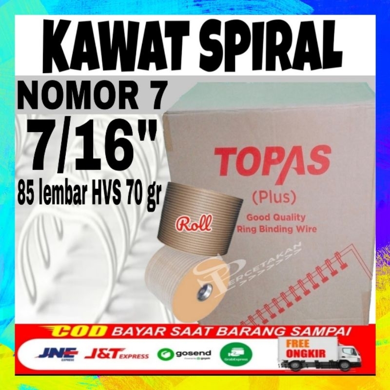 

Spiral kawat 7/16 spiral jilid kawat spiral rol ring spiral kawat Kawat spiral kalender