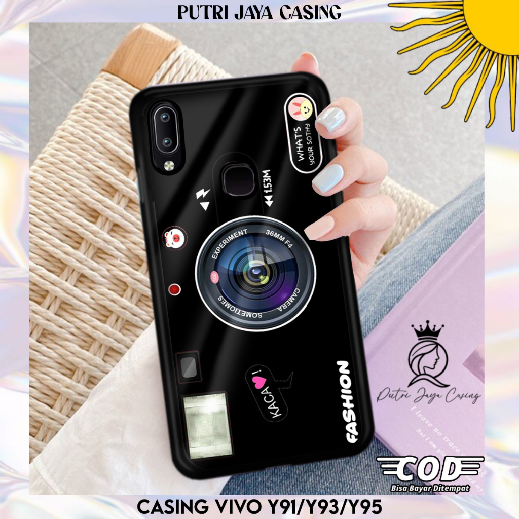 Case Hp Vivo Y91 Y93 Y95 casing Vivo Y91 Y93 Y95 Motif KAMERA01 Casing Terbaru Case Karakter Lucu Ca