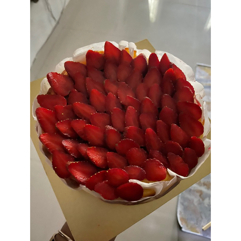 

burnt cheesecake strawberry