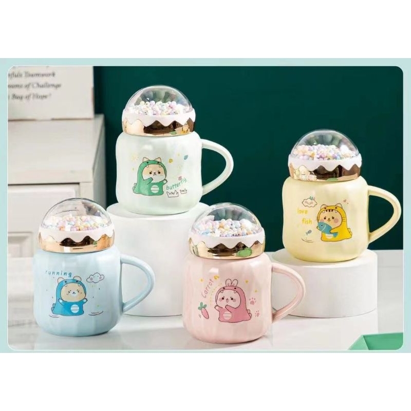 Mug Keramik Dinosaurus Ceramic Mug Gift Unik Cantik