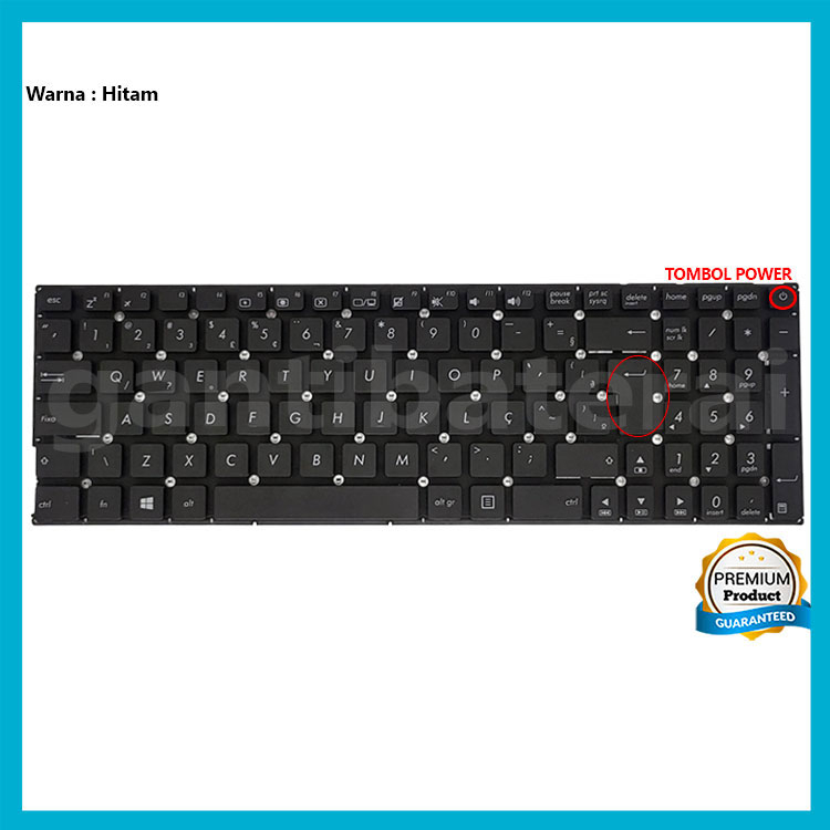 Keyboard Asus X543 X543U X543UA X543UB X543M X543MA X543L X543LA