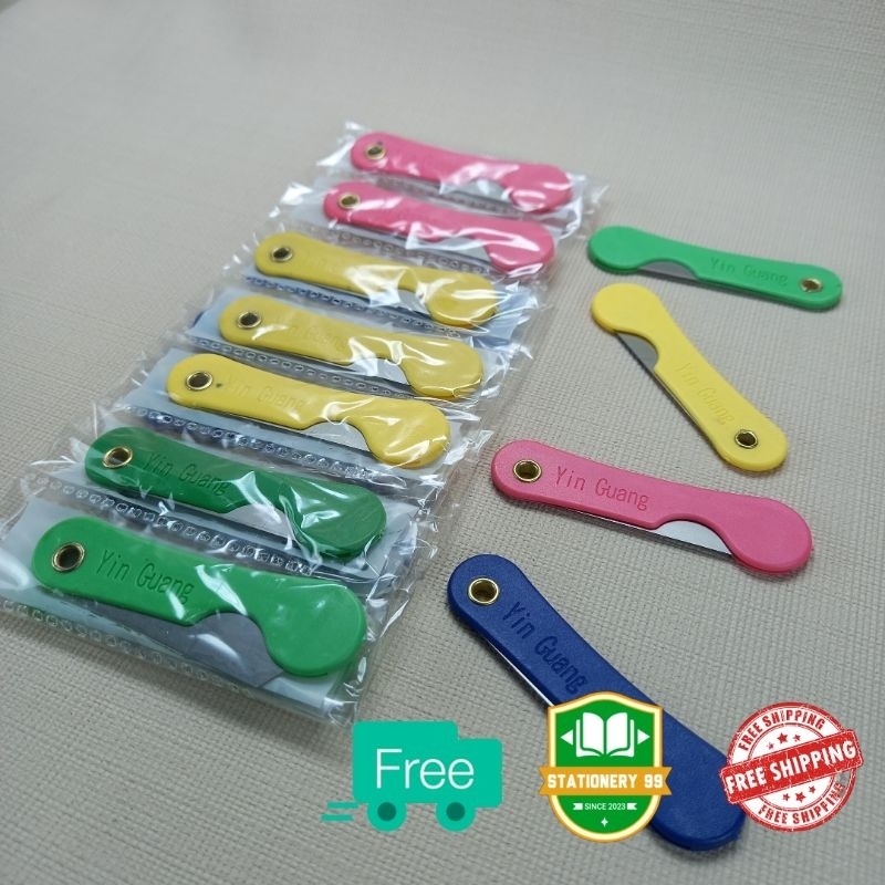 

PEMES renceng 12pcs/pisau lipat/cutter mini/pisau pemes