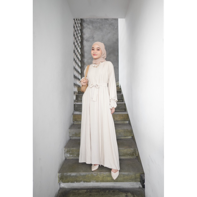 FARA SET ABAYA 2in1 CANTIK KEKINIAN ELEGAN SIMPLE OVERSIZED