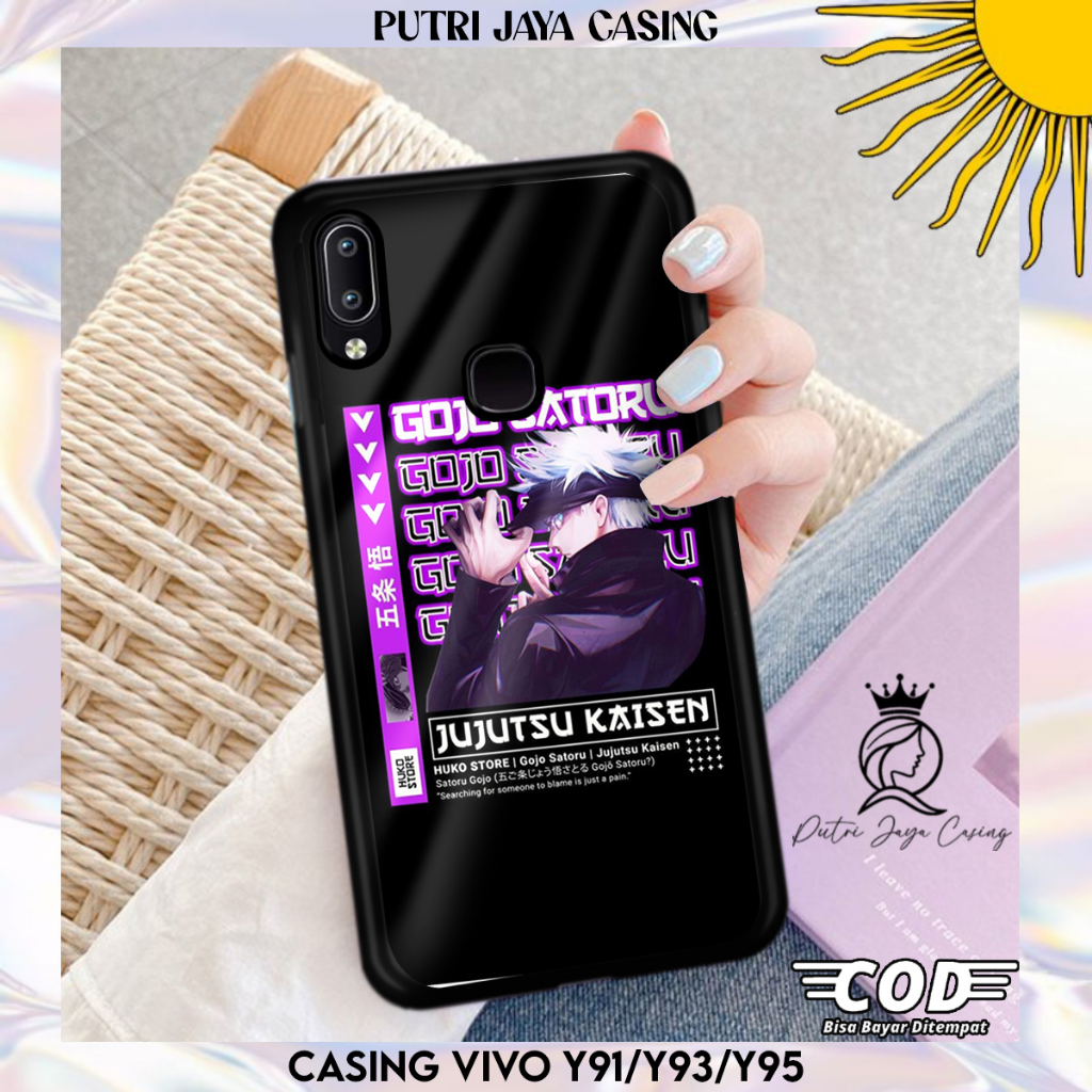 Case Hp Vivo Y91 Y93 Y95 casing Vivo Y91 Y93 Y95 Motif ANIMEGOJO03 Casing Terbaru Case Karakter Lucu