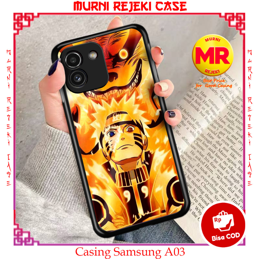 Casing Hp Samsung A03 Case Samsung A03 Motif NARUTO01 Case lucu Casing Samsung Case Anime Softcase H