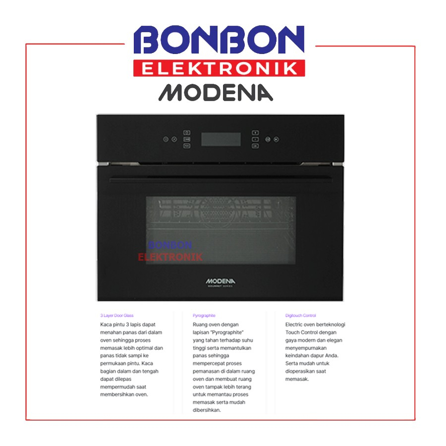 Modena Built In Microwave Convection BV-6435 / BV6435 40L Oven Tanam