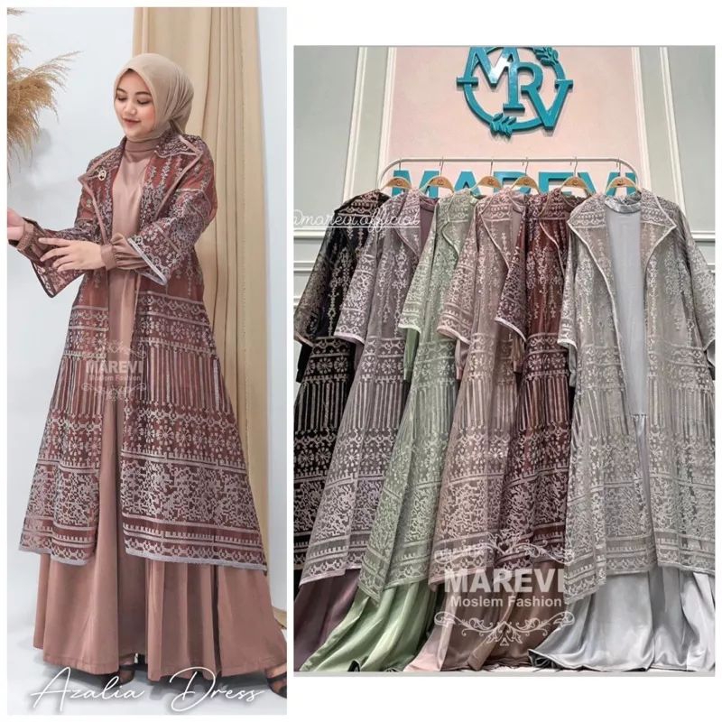 AZALIA DRESS DRESS BY MAREVI TERBARU ORIGINAL TERMEWAH