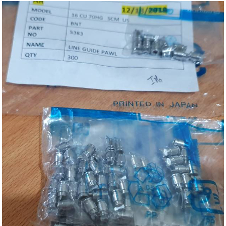 〈〈IMPORT〉〉 spare part Shimano line guide pawl