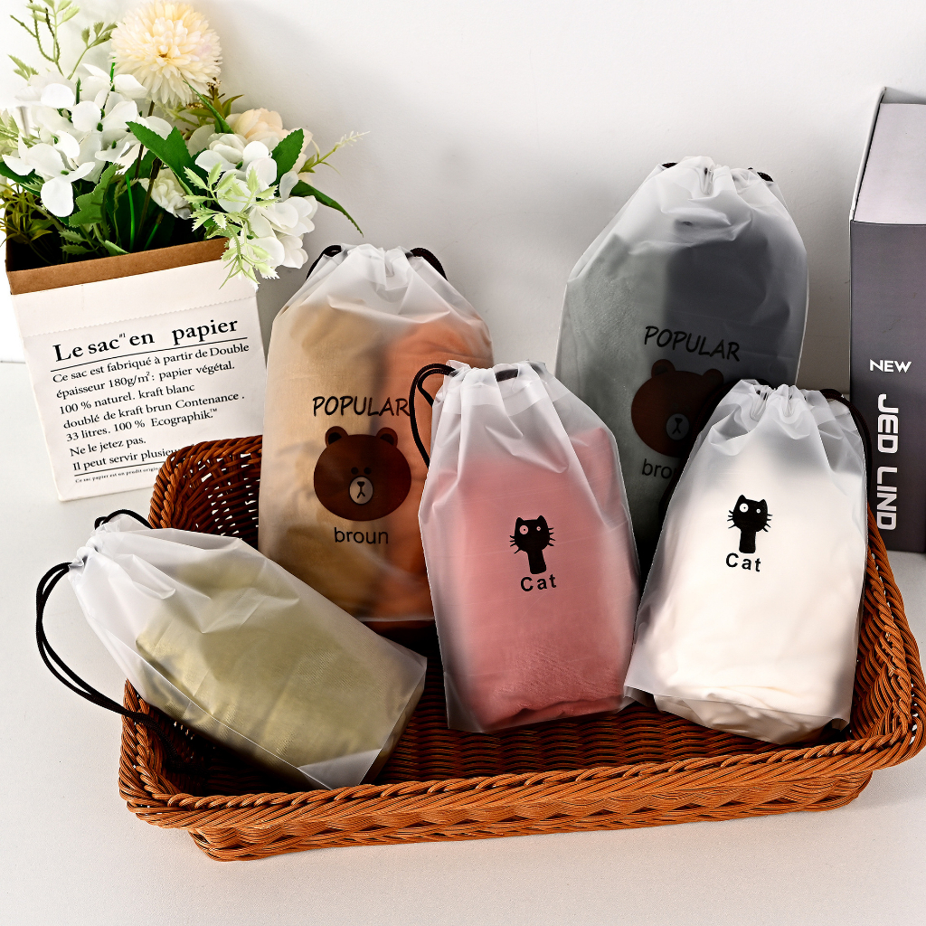 DOMMO - D1286  Travel Pouch Organizer H468 Serbaguna / Tas Serut Kosmetik Motif / Pouch Travel / Pouch Serbaguna / Pouch Import / Tas Serut Import