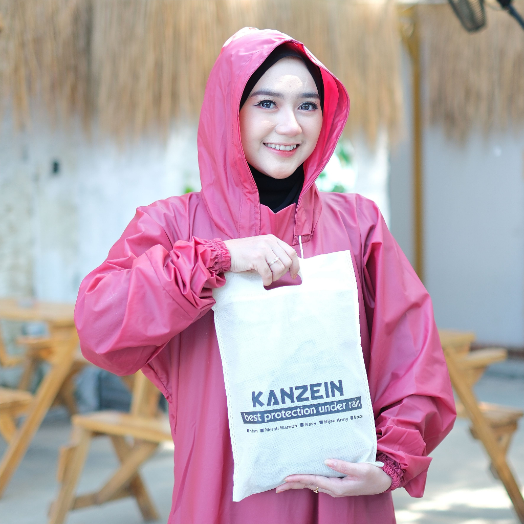 JAS HUJAN GAMIS WANITA MUSLIMAH MURAH KUAT TEBAL ELASTIS TAHAN AIR PREMIUM