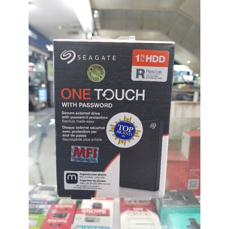 HDD EXTERNAL SEAGATE 1TB ONE TOUCH GARANSI RESMI