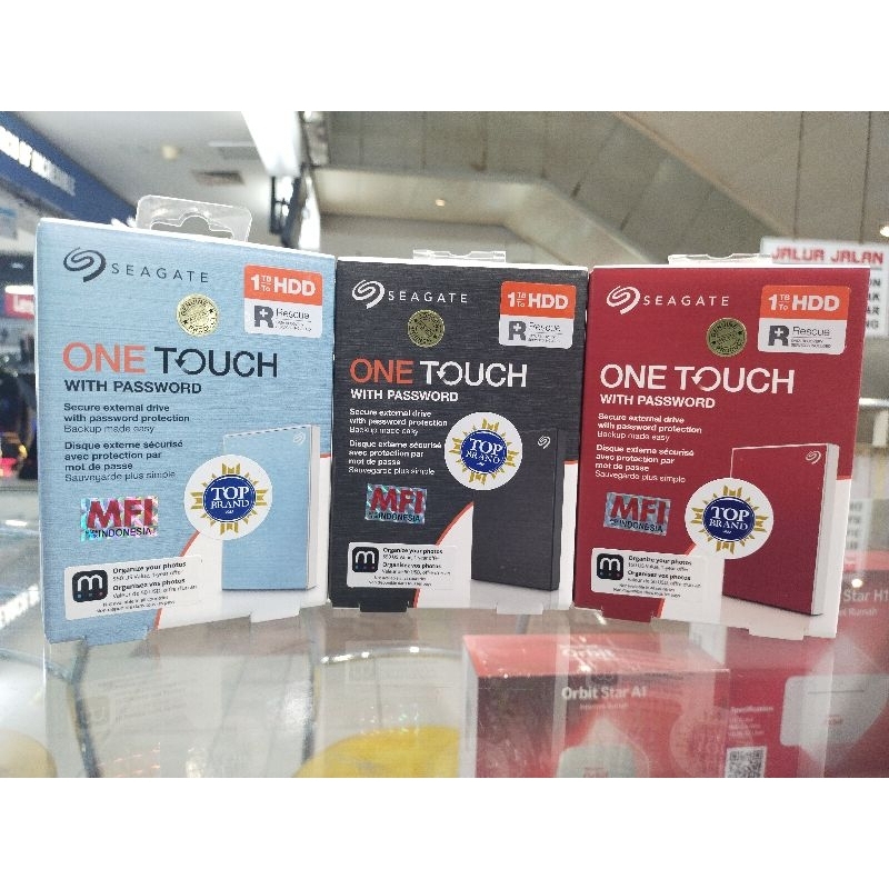 HDD EXTERNAL SEAGATE 1TB ONE TOUCH GARANSI RESMI