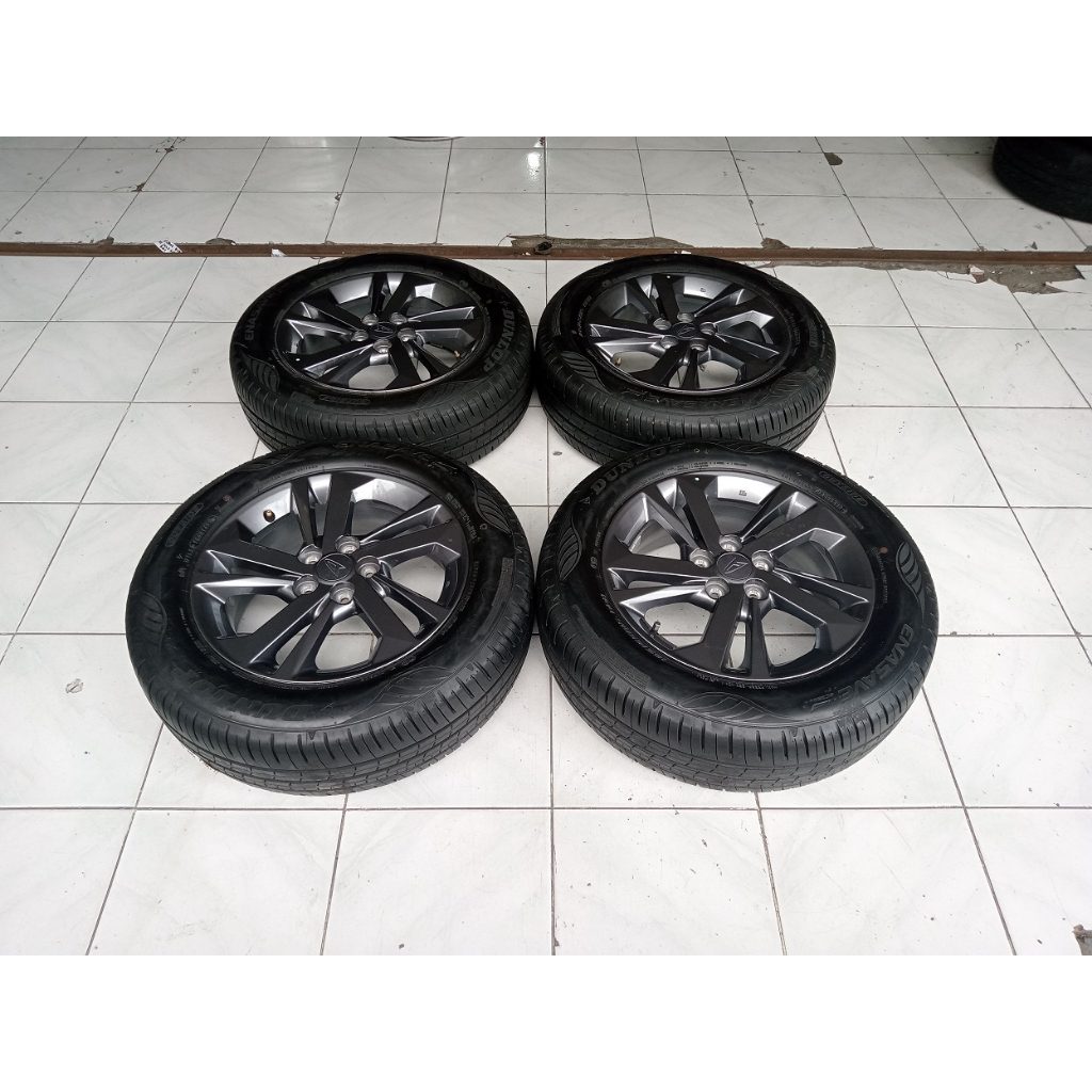 VELG MOBIL BEKAS NEW XENIA RING 15x5,5 PCD 5x100 + BAN 185/65R15 SURABAYA