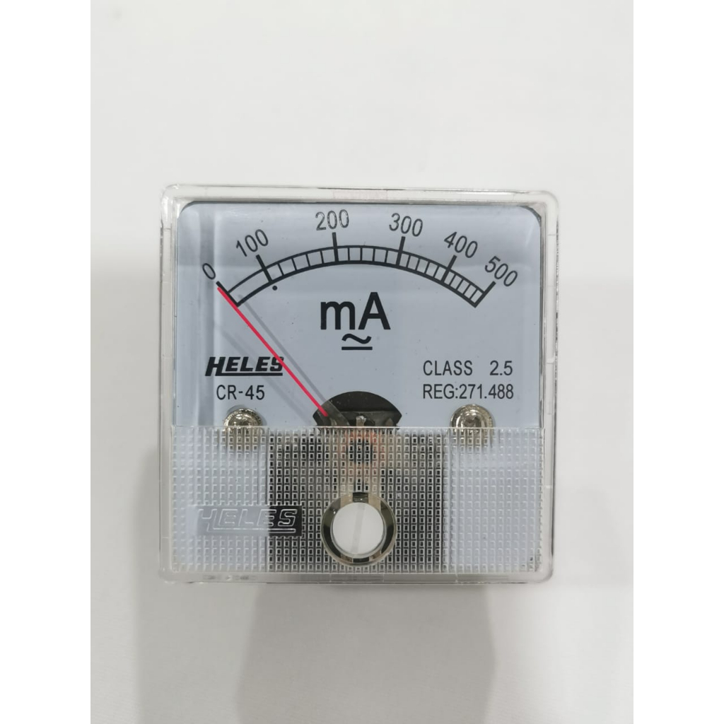 Panel Meter Cr 45 Mili Ampere Heles 100Ma, 300Ma, 500Ma
