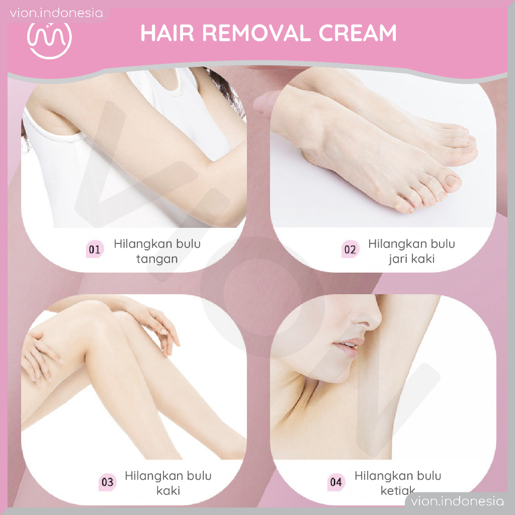 KACHI - MINIPINK Hair Removal Senana Hair Removal Cream Perontok Penghilang Bulu Rambut SN005 MP019