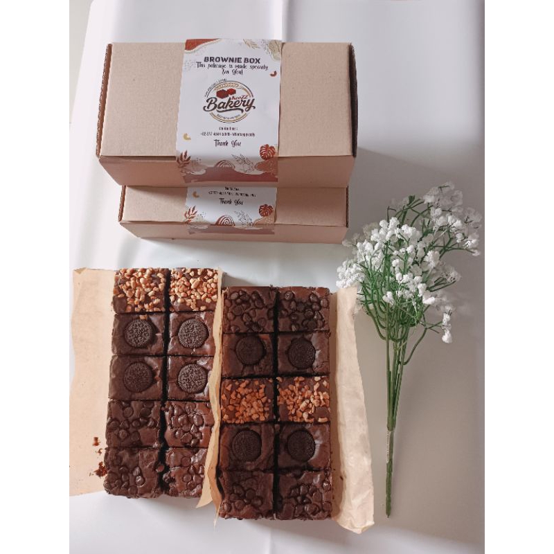 

brownies fudgy sekat uk 10x20