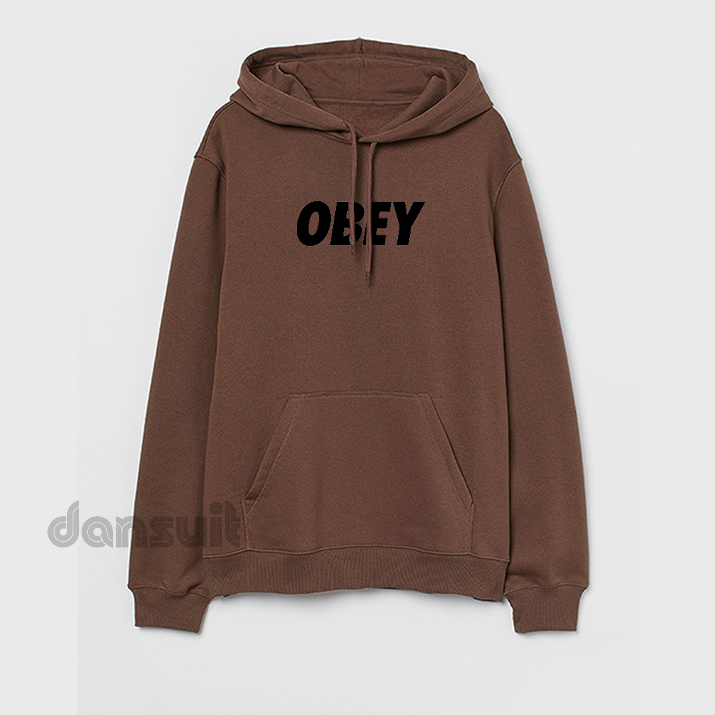 Sweater Hoodie Pria/Wanita Size M - XXXL Hoodie Pria Motif Sablon OBEY Bahan Tebal Premium