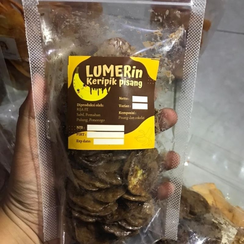 

Kripik Pisang Lumerin Coklat