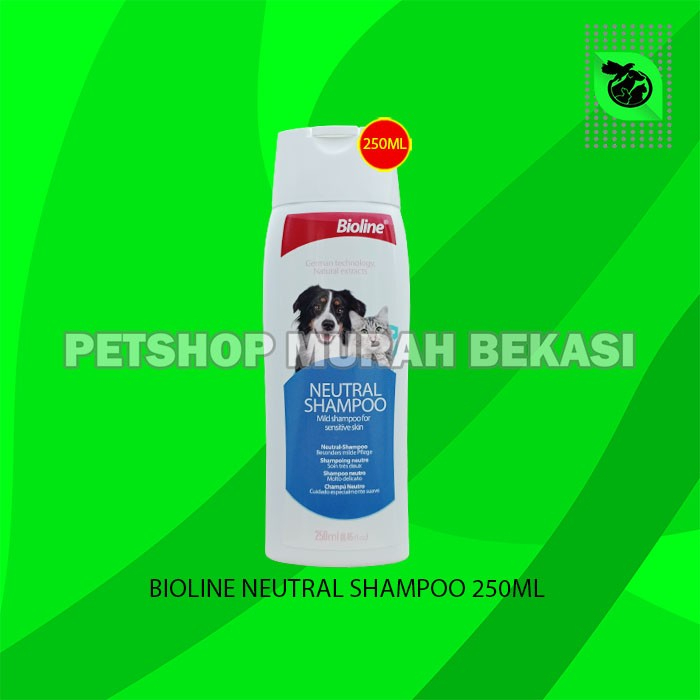 Shampoo Kucing Anjing Bioline Neutral Shampoo 250 ml
