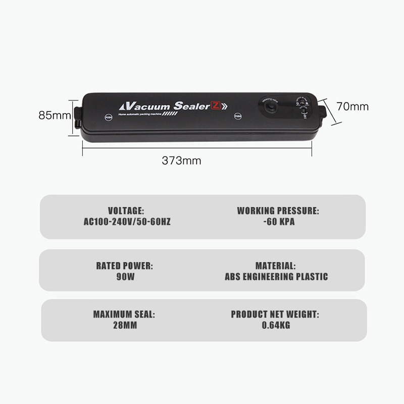 Vacuum Sealer Mesin Press Plastik Serbaguna Untuk Makanan（Free 10pcs plastik vacum）