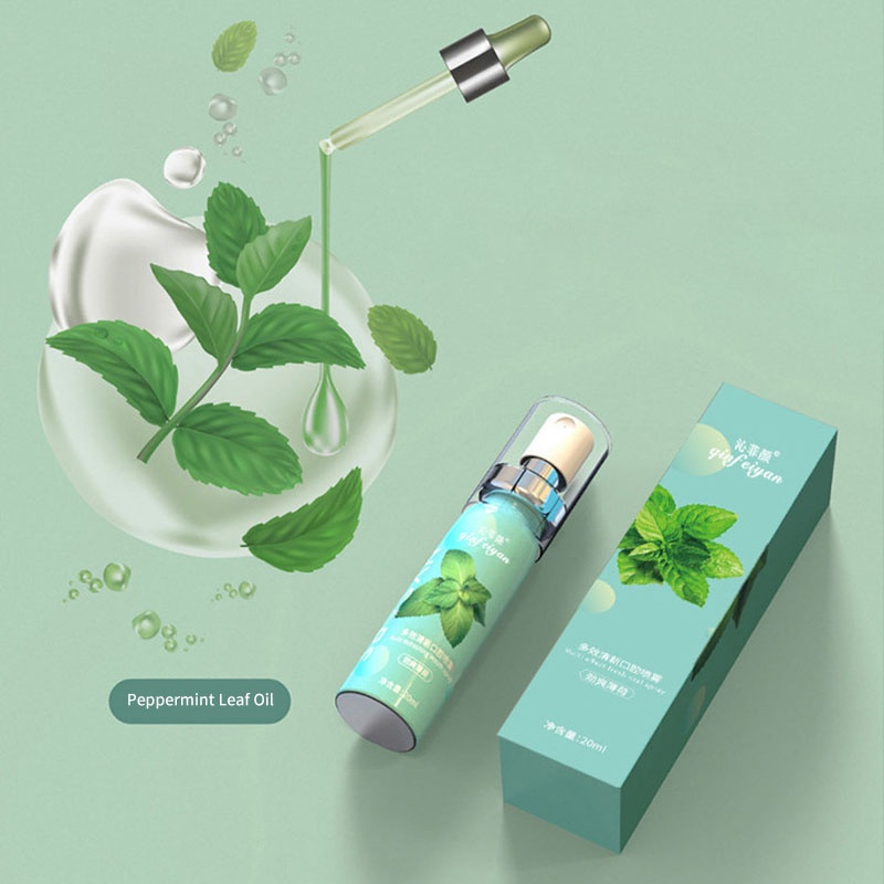 Spray Mouth Refreshing 20ml Parfum Mulut / Mouth Freshener / Pengharum Mulut / Penyegar Mulut / Mouth Spray Freshener Lasting Portable Breath Spray