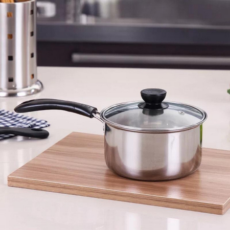 Panci Susu Milk Pot Stainless 16cm 18cm Panci Susu Panci Mie Panci Serbaguna Panci Stainless