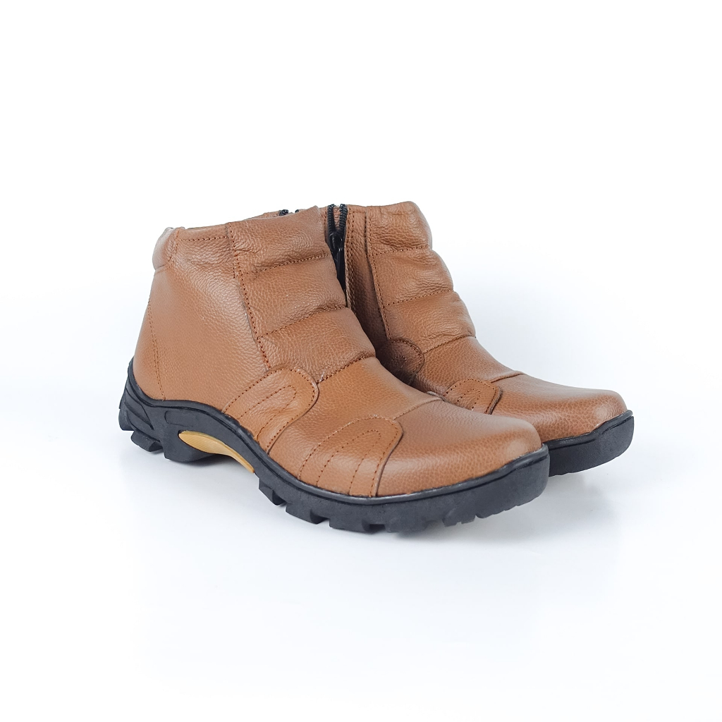 OBRAL Sepatu Boots Pria Kulit Asli Virale  - Sepatu Boots Pria Casual STG 021 CK