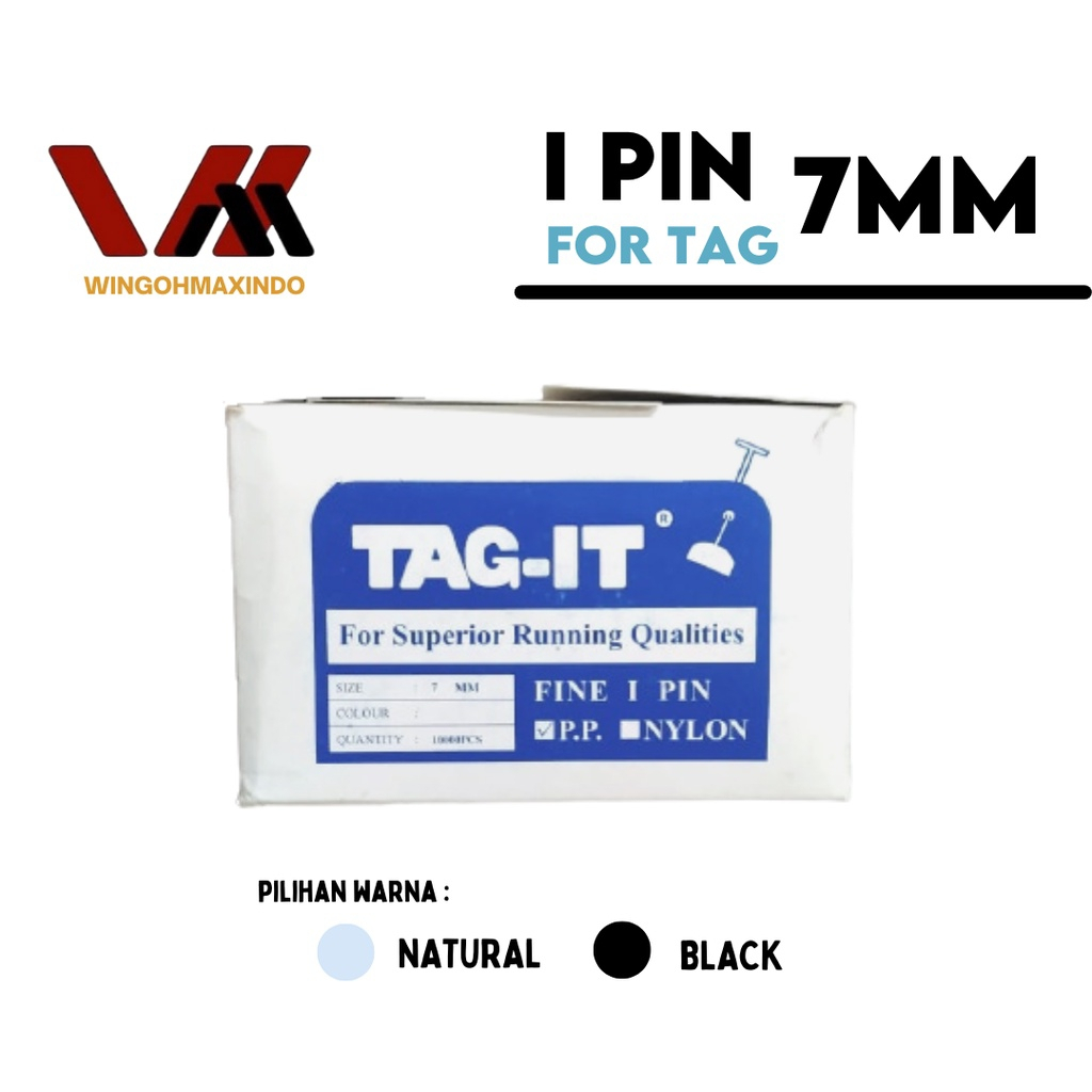 TAG IT - I PIN PP 7MM / BOX