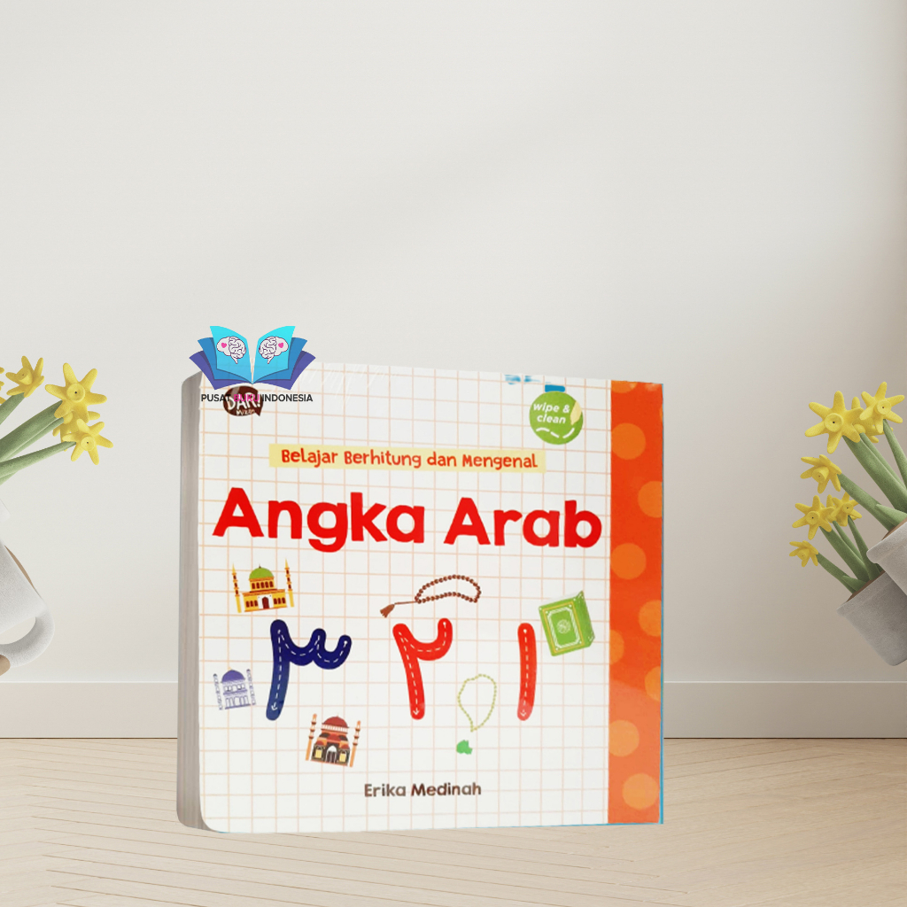 Buku Aktivitas Anak Belajar Tulis Hafus Mengenal Angka Berhitung Angka Arab Board Book Anak Tk Paud