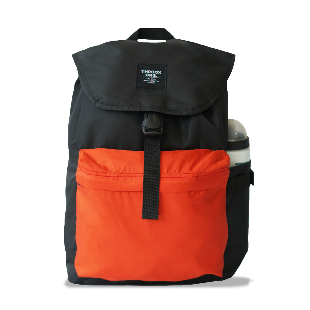 Throox Bagpack II Throox Tas Ransel Galagher Black Orange