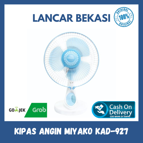 KIPAS ANGIN DUDUK MIYAKO 9" KAD-927 2 IN 1 Garansi resmi, Original, awet