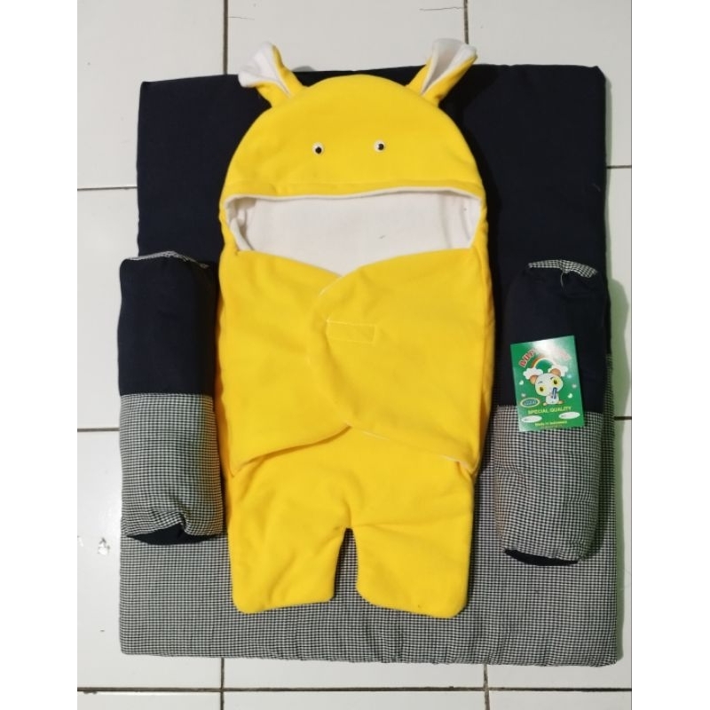 paket hemat kasur matras dan selimut bayi bulu lembut