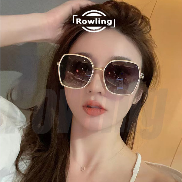 Rowling(ka-363)Sunglasses  Kacamata Hitam Titanium Bulat Wanita Sunglasses New Arrival Import Kacamata Fashion