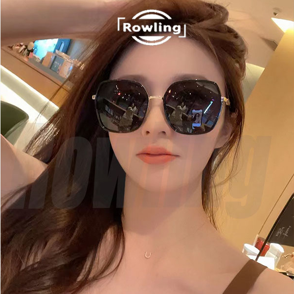 Rowling(ka-363)Sunglasses  Kacamata Hitam Titanium Bulat Wanita Sunglasses New Arrival Import Kacamata Fashion