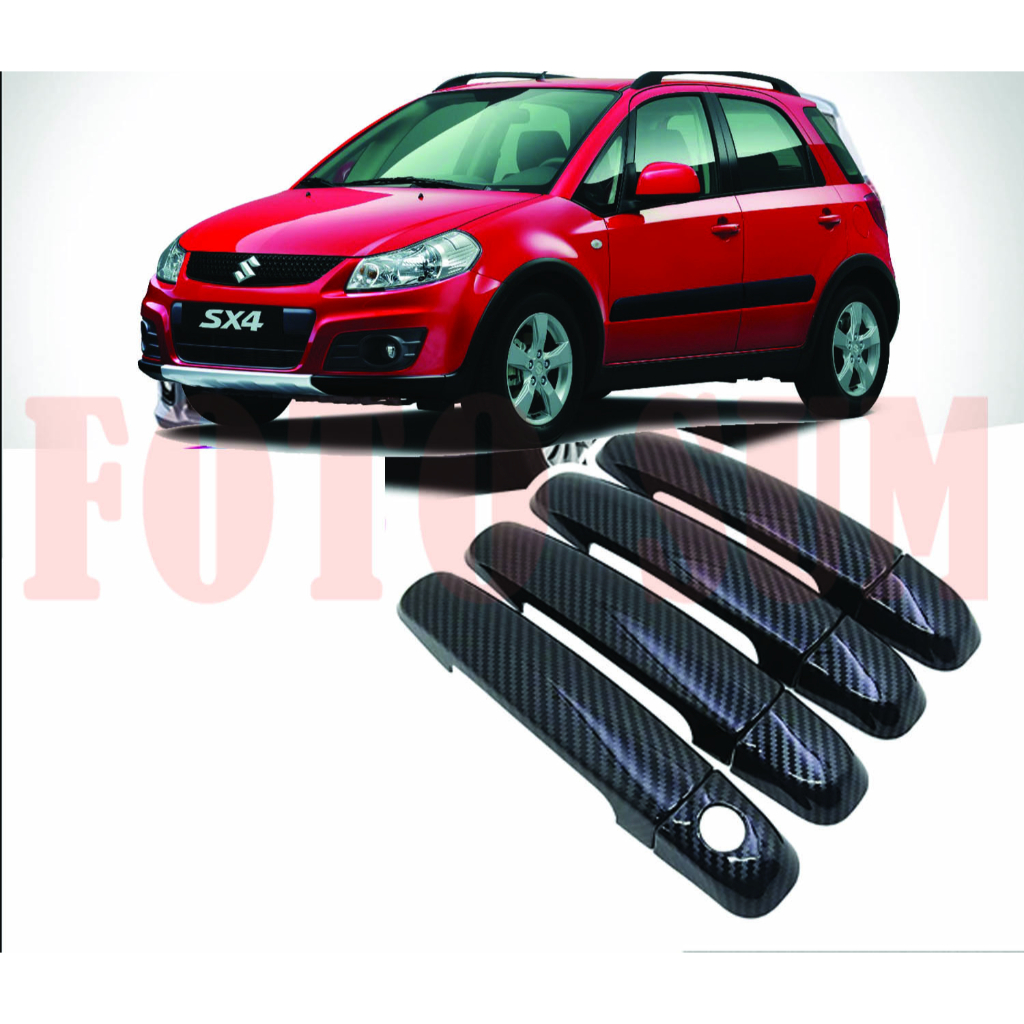 cover handle pegangan pintu sx4 x over carbon