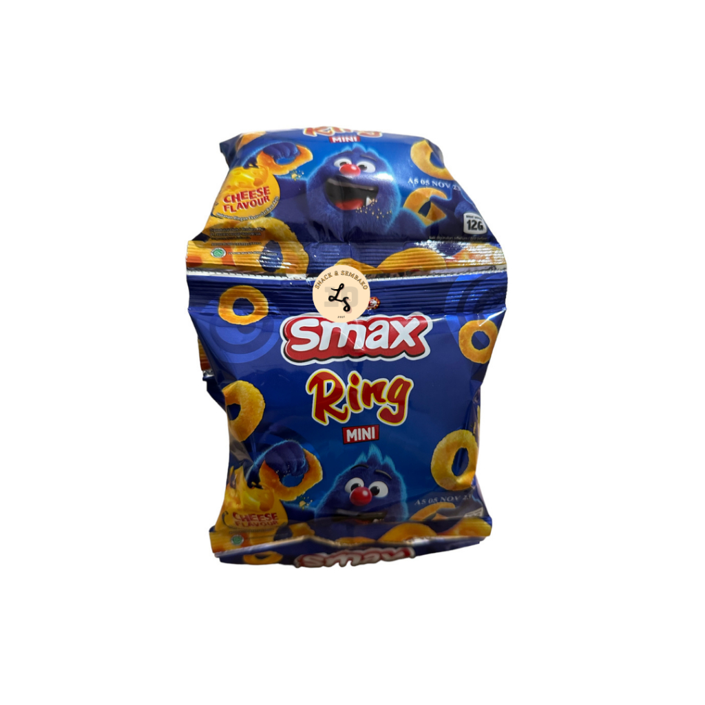 

Smax Ring Makanan Ringan Rasa Keju 1 Renceng 10 pcs @20gr