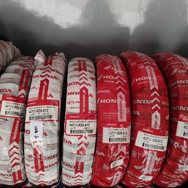 BAN LUAR DEPAN BELAKANG AHM FEDERAL MATIC