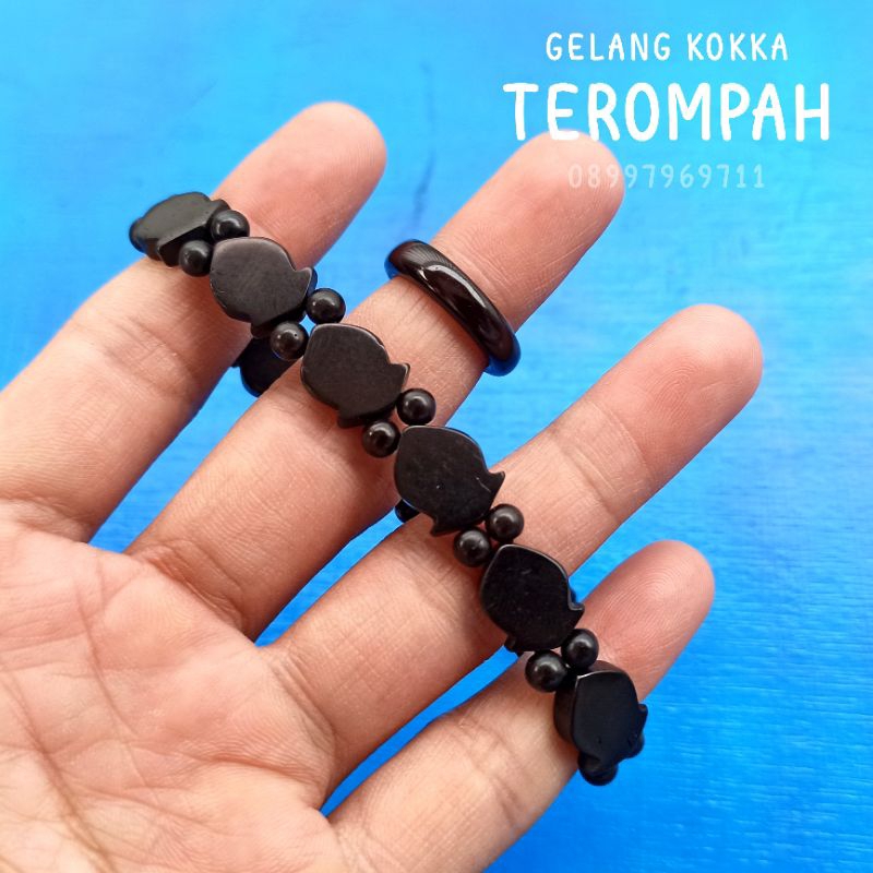 Gelang Kayu kaukah (TEROMPAH) Free cincin koka kokka kaokah kokah