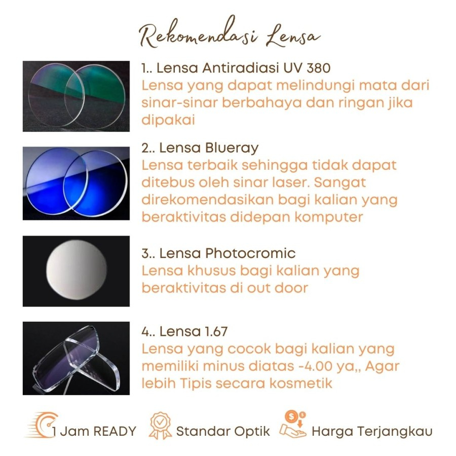 PAKET FRAME LENSA KACAMATA TYPE 201337