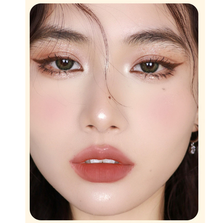 MKING Eye shadow Stick Malas Riasan Mata High-Gloss Eyeshadow Pena Berbohong Ulat Pena Berkepala Dua Eyeshadow Stick Tidak Menodai Riasan Mata high-Gloss Cream eyeshadow