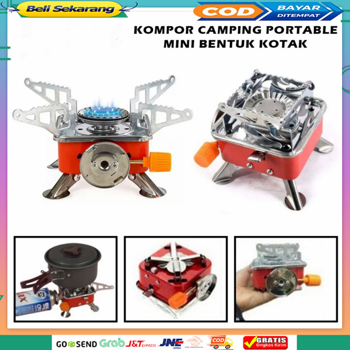 Kompor Camping Portable / Kompor Gas Mini Kotak BERGARANSI RESMI