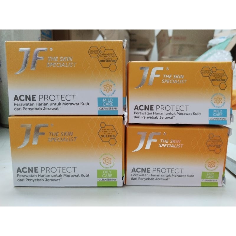 JF Sulfur Anti Acne /Acne Protect 65gr dan 90gr /Sabun JF /Sabun Belerang /Sabun Jerawat