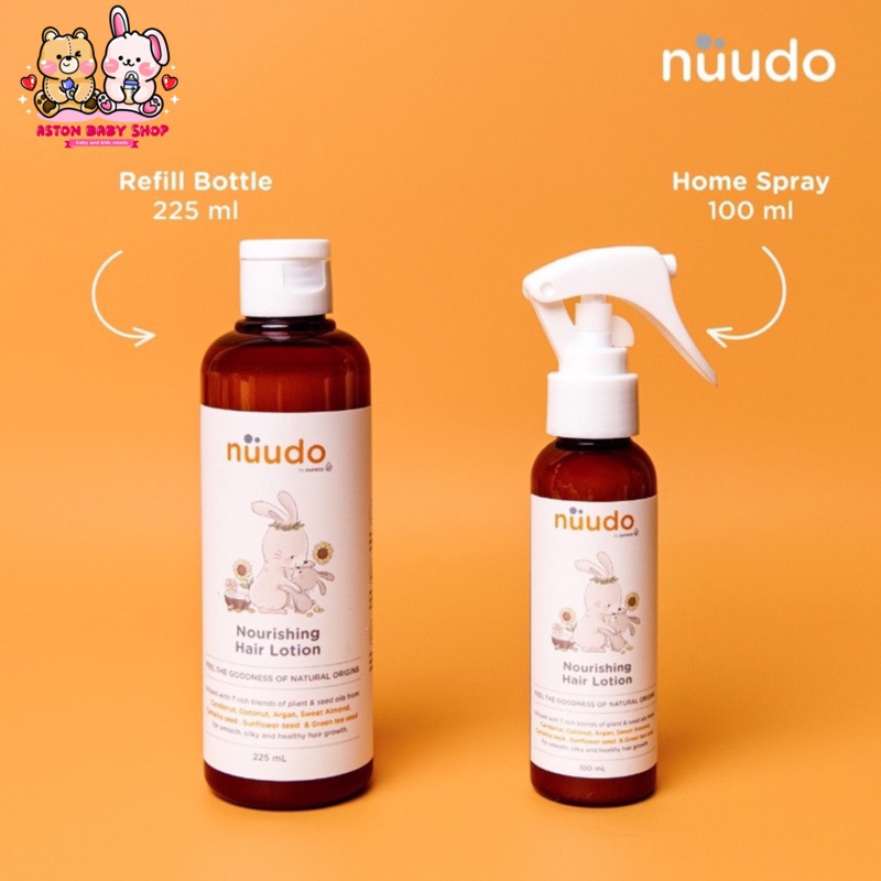 Nuudo Nourishing Hair Lotion Lotion Rambut Bayi &amp; Anak Perawatn Rambut Anak