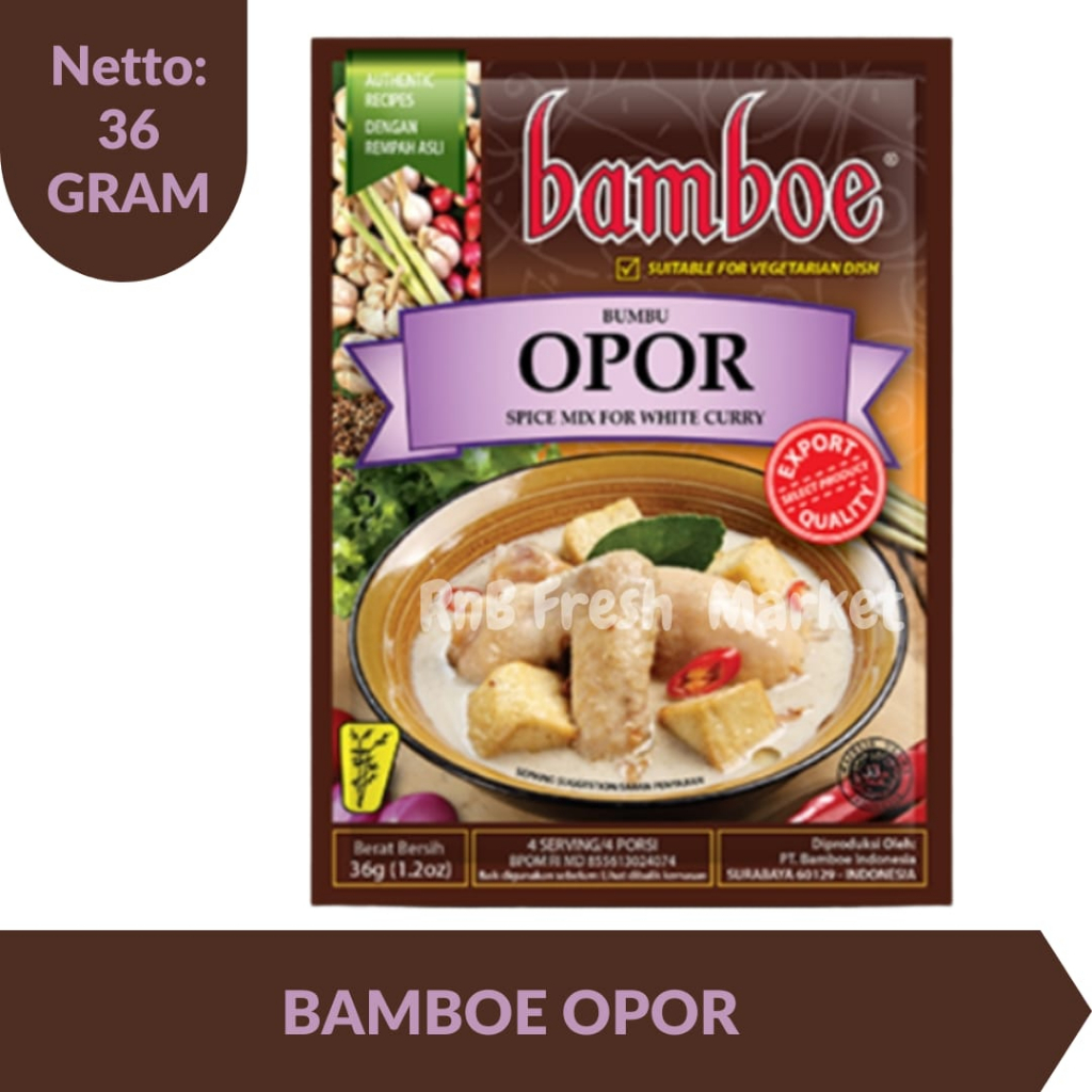 

Bamboe Opor 36 Gram