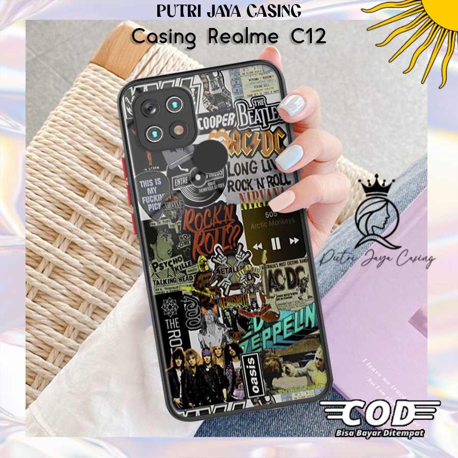 Case Hp Realme C12 casing Realme C12 Motif AESTHEBAND03 Casing Terbaru Case Karakter Lucu Casing Luc