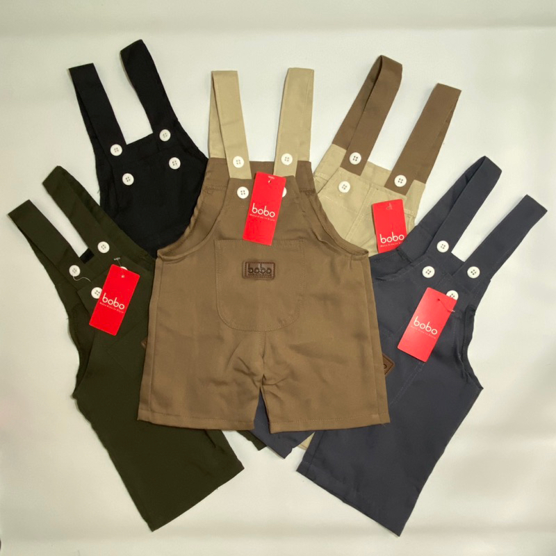 CHINO OVERALL PENDEK ANAK 1 - 4 TAHUN