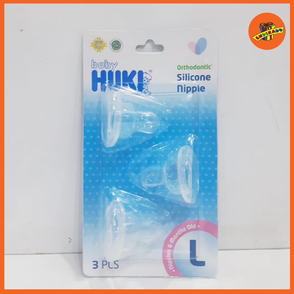 Huki Orthodontic Silicone Nipples 3pcs