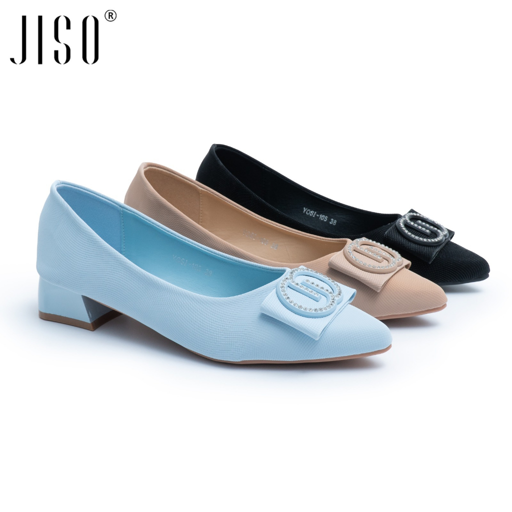 JISO RYONA YOSI-105 Sepatu Kerja Wanita Heels 3cm Import