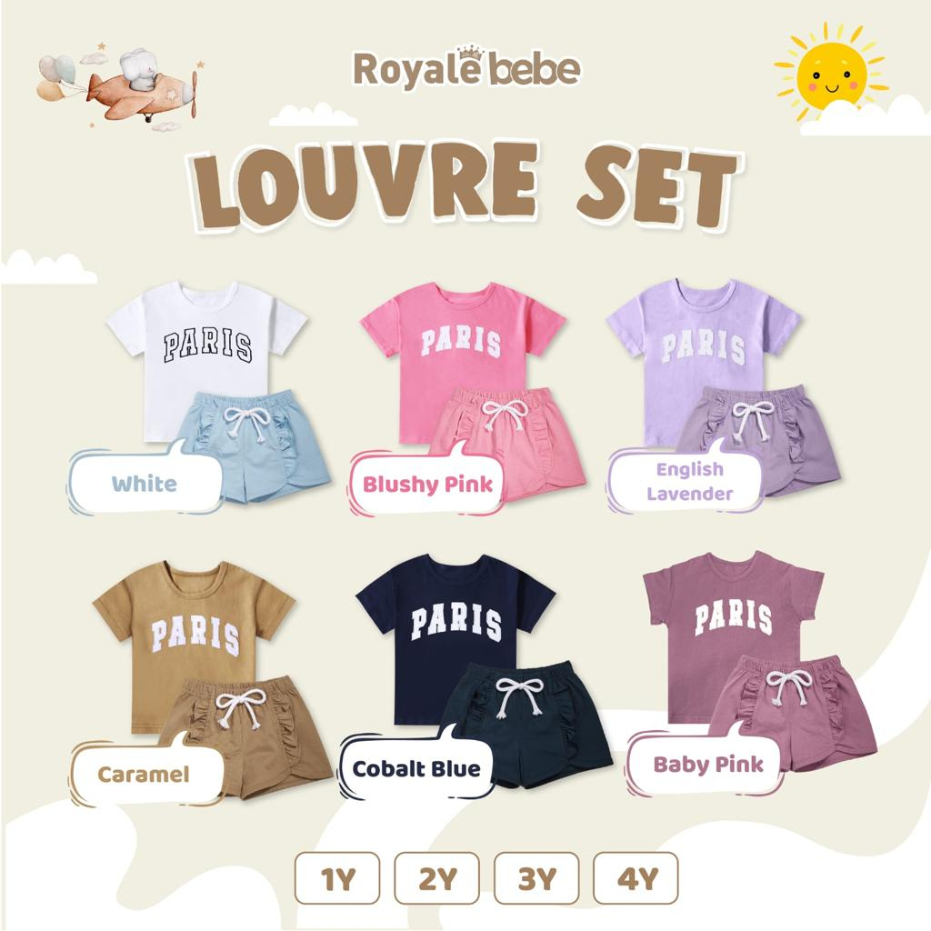 Royale bebe Louvre Set /Setelan anak perempuan